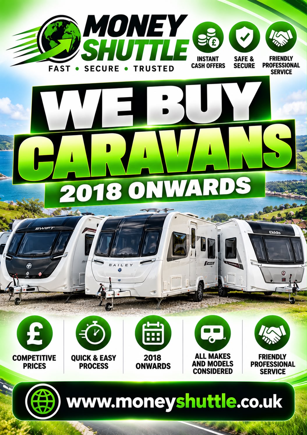 Caravans — Money Shuttle flyer